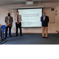 Rubén Zorrilla defends his PhD Thesis about Virtual Wind Tunnel Applications