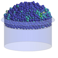 CIMNE contributes to the first round robin test on the simulation of the angle of repose using the Discrete Element Method