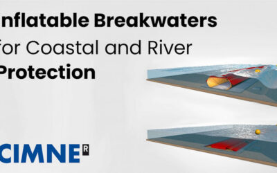 Inflatable Breakwaters for Coastal and River Protection
