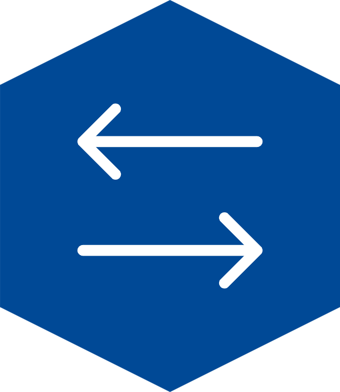 data transfer both icon