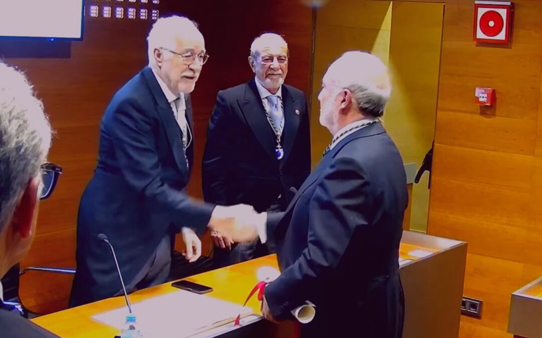 Prof. Oñate inducted as full member of the Spanish Royal Academy of Engineering
