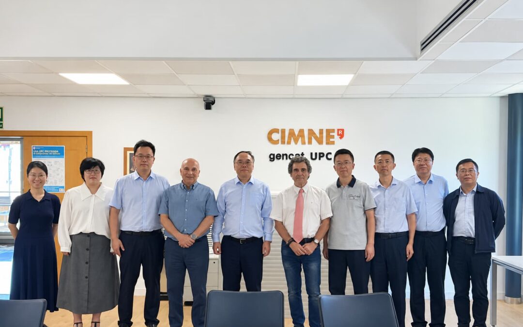 El CIMNE recibe a una delegación china para un intercambio de alto nivel sobre aeronáutica y metrología